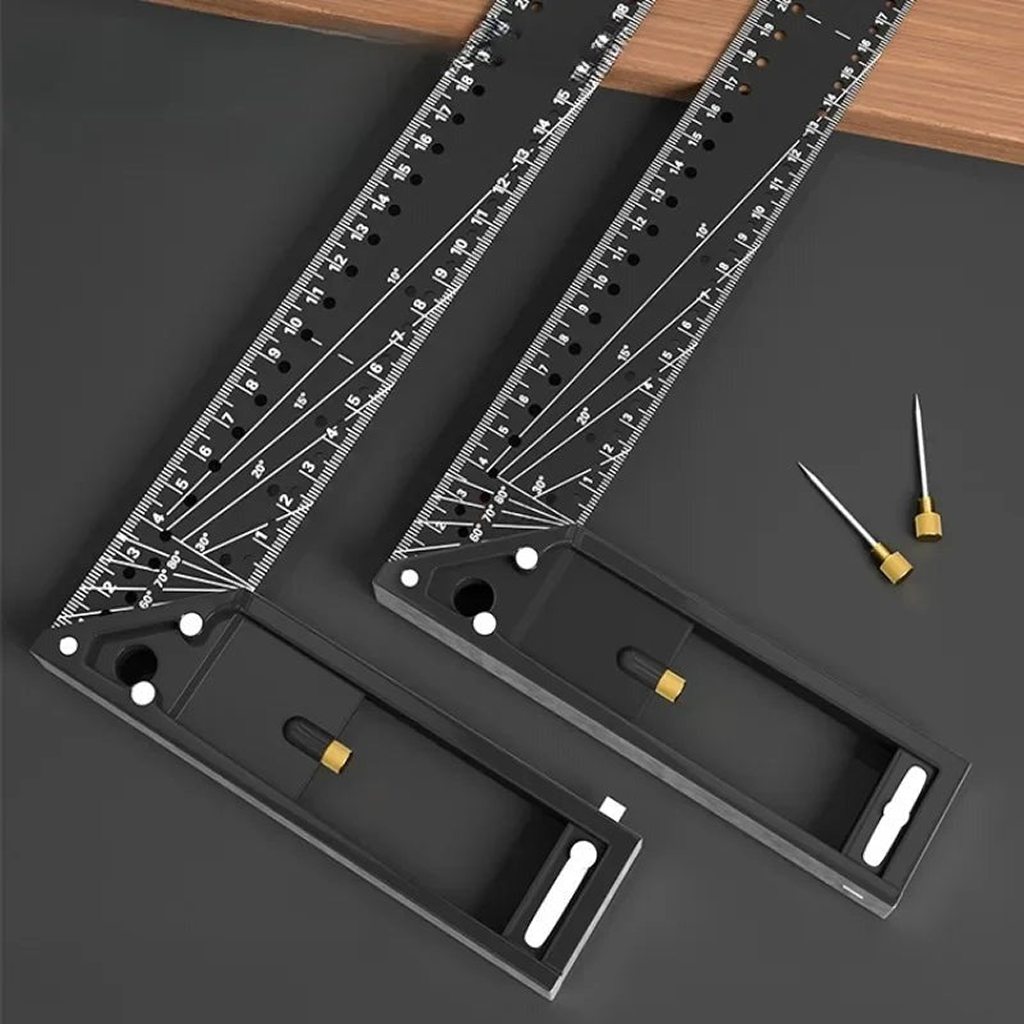 ArcMetric™ - Woodworking Square Ruler