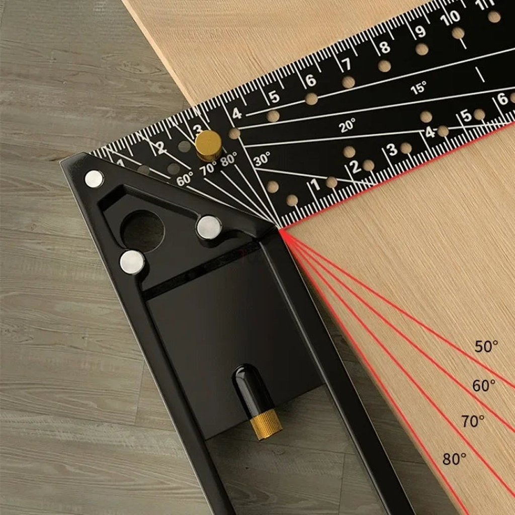 ArcMetric™ - Woodworking Square Ruler