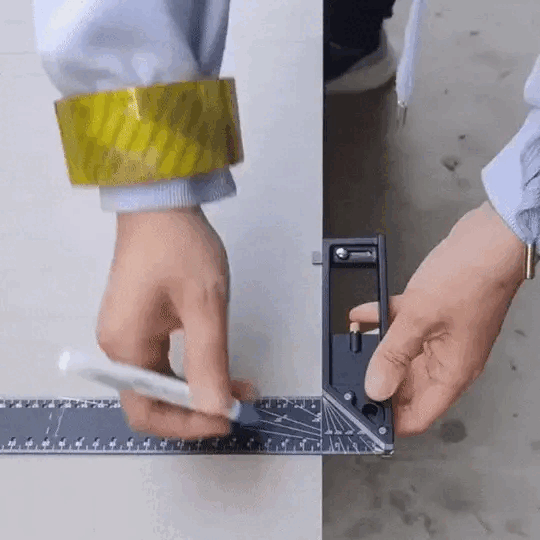ArcMetric™ - Woodworking Square Ruler
