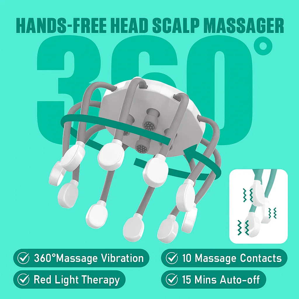 Lully™ Head Massager - 5-Minute Relief for Exhausted Moms