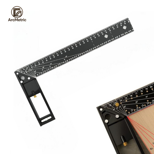ArcMetric™ - Woodworking Square Ruler