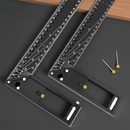 ArcMetric™ - Woodworking Square Ruler