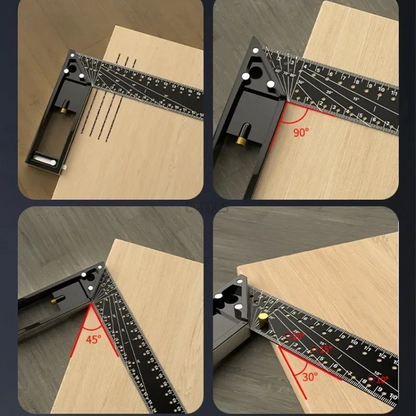ArcMetric™ - Woodworking Square Ruler